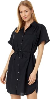 Платье-рубашка с коротким рукавом Lilla P, черный