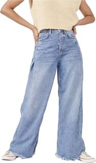 Джинсы Old West Slouchy High-Rise Jeans Free People, цвет Canyon Blue