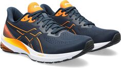 Кроссовки GT-1000 12 ASICS, цвет French Blue/Bright Orange