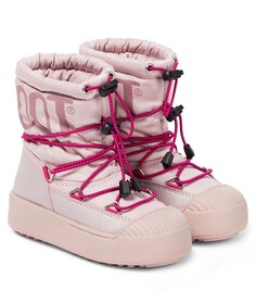 Зимние ботинки jtrack polar Moon Boot Kids, розовый