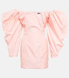 Мини-платье la robe из тафты Jacquemus, розовый