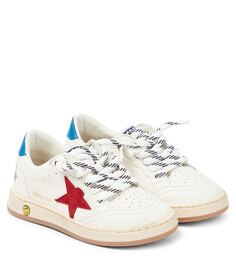 Кроссовки ball star Golden Goose Kids, белый