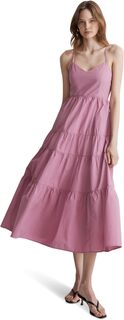 Платье макси Sidonie из поплина Madewell, цвет Shaded Pink