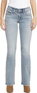 Джинсы Britt Low Rise Slim Bootcut Jeans L90601SCV211 Silver Jeans Co., цвет Indigo
