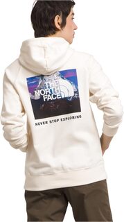Пуловер с капюшоном Box Nse The North Face, цвет Gardenia White/TNF Mountain Script Graphic