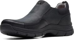 Лоферы Walpath Step Clarks, черная кожа