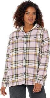 Фланелевая рубашка на флисовой подкладке, толстовка в клетку L.L.Bean, цвет Light Mauve L.L.Bean®