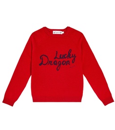 Кашемировый свитер tiego Bonpoint, красный