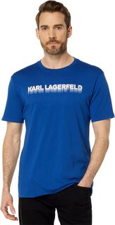 футболка с логотипом Shadow Karl Lagerfeld Paris, синий
