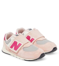 Кроссовки 574 new-b на липучке New Balance Kids, розовый