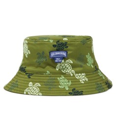 Черепаховая шляпа-ведро Vilebrequin Kids, зеленый