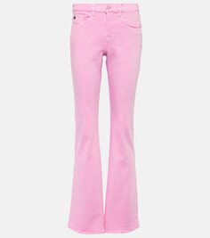 Брюки sophie с коротким рукавом из смесового хлопка Ag Jeans, розовый