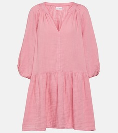 Мини-платье nica из хлопкового газа Velvet, розовый