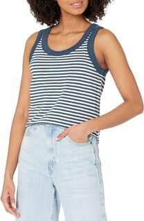 Майка New Whisper Crew Neck Tank - Stripe Madewell, цвет Warhol Stripe