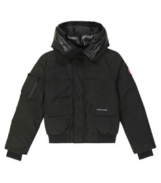 Пуховик chilliwack-бомбер Canada Goose Kids, черный