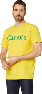 Футболка с надписью «Морковь» Carrots By Anwar Carrots, желтый