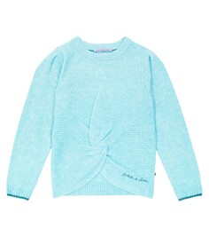 Свитер с закрученными деталями Scotch &amp; Soda Kids, синий