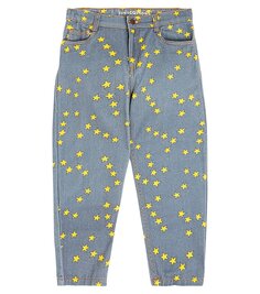 Прямые джинсы с крошечными звездами Tinycottons, синий