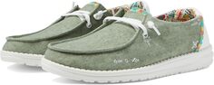 Кроссовки Wendy Boho Slip-On Casual Shoes Hey Dude, цвет Olive