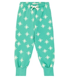 Зимние спортивные брюки из смесового хлопка Tinycottons, зеленый