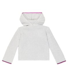 Вязаное худи Scotch &amp; Soda Kids, серый