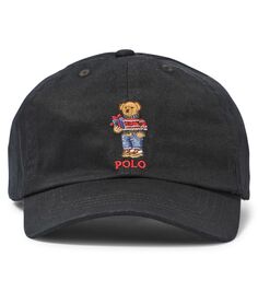Бейсбольная кепка polo bear Polo Ralph Lauren Kids, черный