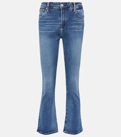 Укороченные джинсы jodi со средней посадкой Ag Jeans, синий