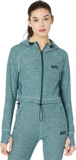 Толстовка Long Sleeve Full Zip Hooded Jacket UFC, цвет Slate Green