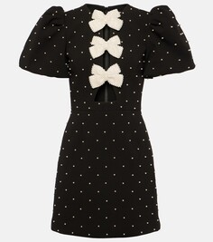 Мини-платье veronica с декором Rebecca Vallance, черный