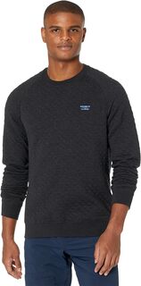 Толстовка Quilted Crew Neck Regular L.L.Bean, цвет Dark Charcoal Heather L.L.Bean®