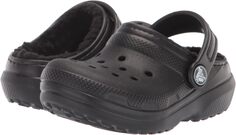 Сабо Classic Lined Clog Crocs, цвет Black/Black