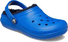 Сабо Classic Lined Clog Crocs, цвет Blue Bolt