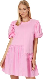 Трикотажное комбинированное платье English Factory, цвет Bubblegum Pink