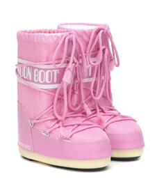 Нейлоновые зимние ботинки Moon Boot Kids, розовый