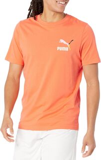 Классическая футболка с рисунком Brand Love PUMA, цвет Hot Heat