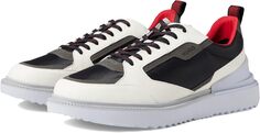 Кроссовки Tyler Low Profile Nylon Sneakers HUGO, цвет Off-White/Dove Grey/Charcoal