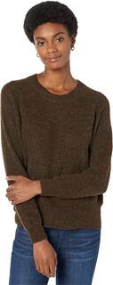 Укороченный пуловер Elliston Madewell, цвет Heather Cocoa