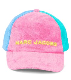 Бейсболка из хлопковой махры с логотипом Marc Jacobs Kids, мультиколор