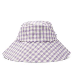 Шляпа-ведро sille в клетку Molo, фиолетовый