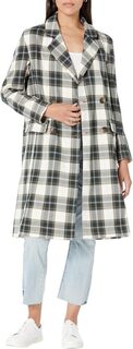 Удлиненный клетчатый пиджак Freddie Free People, цвет Green Plaid