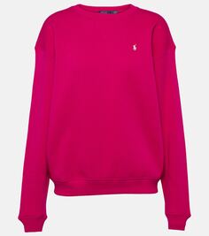 Толстовка из смесового хлопка Polo Ralph Lauren, розовый