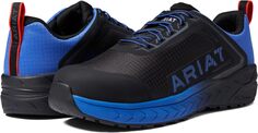 Кроссовки Outpace Day One Safety CT Ariat, цвет Black/Baltic Blue