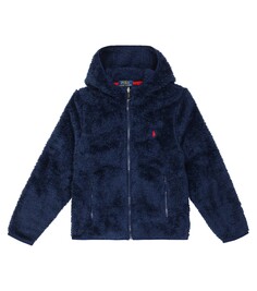 Тедди куртка Polo Ralph Lauren Kids, синий