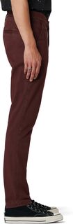 Классические узкие прямые брюки-чиносы красно-коричневого цвета Hudson Jeans, цвет Russet
