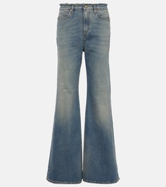 Джинсовые расклешенные джинсы love love Dorothee Schumacher, синий