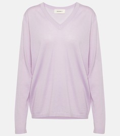 Кашемировый свитер jane Lisa Yang, фиолетовый