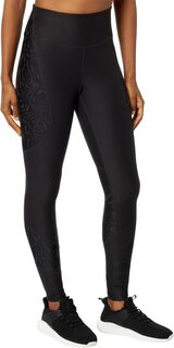 Брюки Brushed Ultraform High-Waisted All Over Print Run Tights PUMA, цвет Puma Black