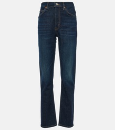 Прямые джинсы 70-х годов с высокой посадкой Re/Done, черный