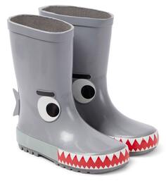 Резиновые сапоги shark Stella Mccartney Kids, серый