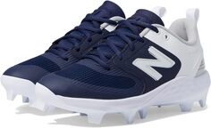 Бутсы Fresh Foam Velo v3 Molded New Balance, цвет Navy/White